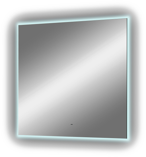 Зеркало Diwo Элиста 100x100 с подсветкой