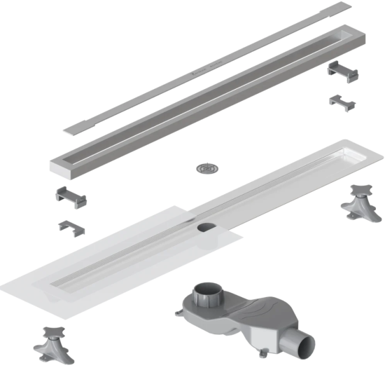 Душевой лоток Boheme Premium Trendy 80 см, хром