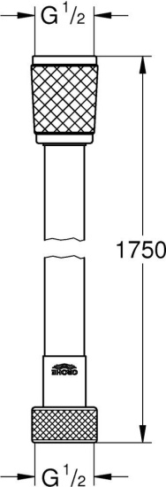 Душевой шланг Grohe Relexaflex 28154001