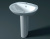 Раковина Arcus 6002 white с пьедесталом
