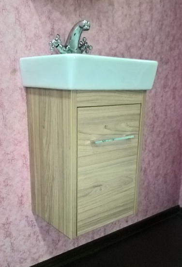 Тумба с раковиной Sanflor Ларго 40 вяз швейцарский