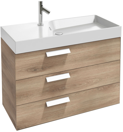 Мебель для ванной Jacob Delafon Rythmik 100 3 ящика квебекский дуб