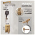 Душевая система Hansberge H6075BR, бронза Душевая система Hansberge H6075BR, бронза