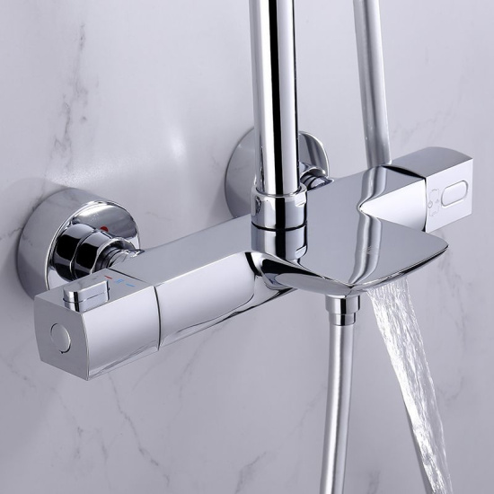 Душевая система с термостатом Altrobagno Diretto 030415 Cr