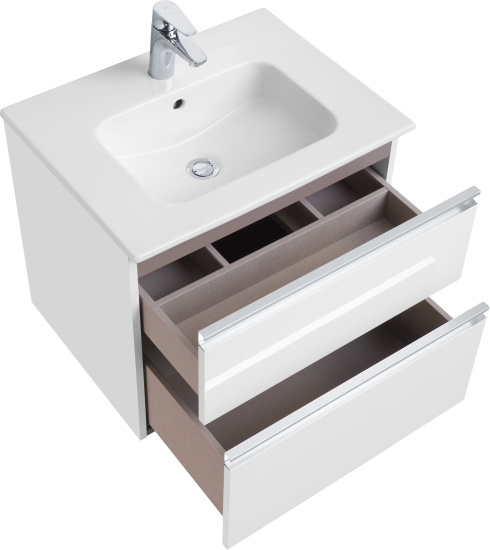 Мебель для ванной Roca The Gap 60 2 ящика, белый глянец