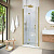 Душевая дверь в нишу Vegas Glass  GPS NOVO h2000 100 03 crystalvision L, профиль золото матовое, стекло crystalvision