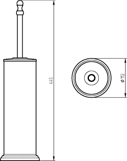 Ершик Migliore Mirella 17237 хром