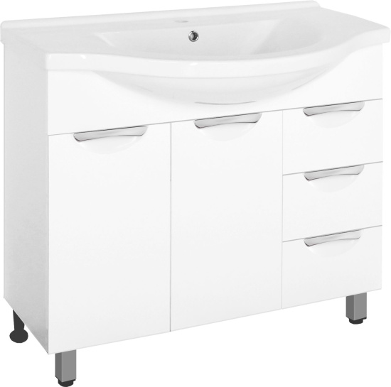 Мебель для ванной Style Line Жасмин 100 белая