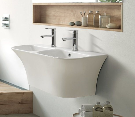 Раковина CeramaLux G760 двойная