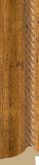 Зеркало Evoform Octagon BY 3673 53х53 см, состаренная бронза с плетением