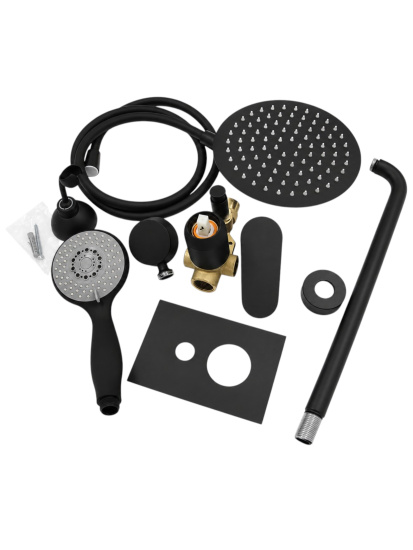 Душевая система Fiore Kevon Black Matt 81NN7557 черная