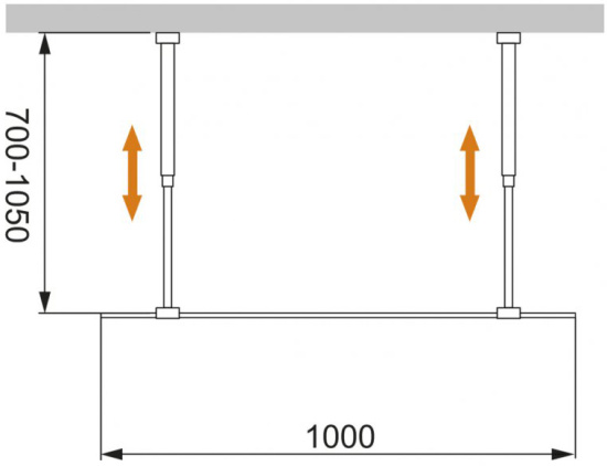 Душевая перегородка Cezares Liberta-L-2-100-C-Cr