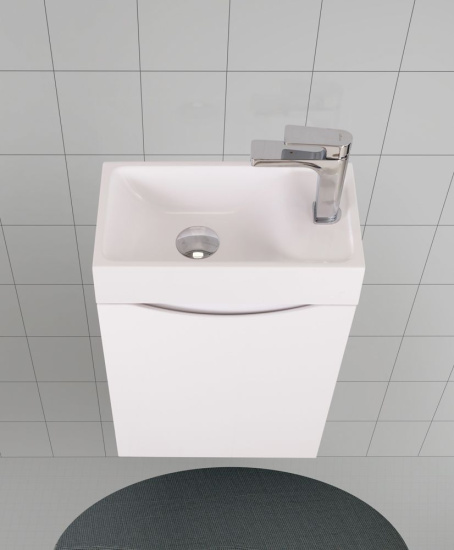 Мебель для ванной Art&Max Liberty L, 40, подвесная, Bianco Lucido