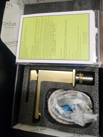 Смеситель для раковины Boheme Qubic 471-MG