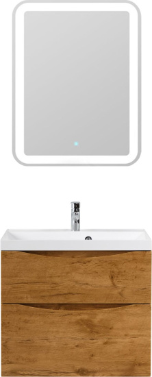 Тумба с раковиной BelBagno Marino H70 rovere nature