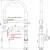 Смеситель для кухни Zorg Inox SZR-1010 BR/GRAFIT графит