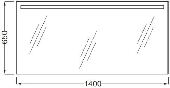 Зеркало Jacob Delafon Parallel EB1420-NF 140