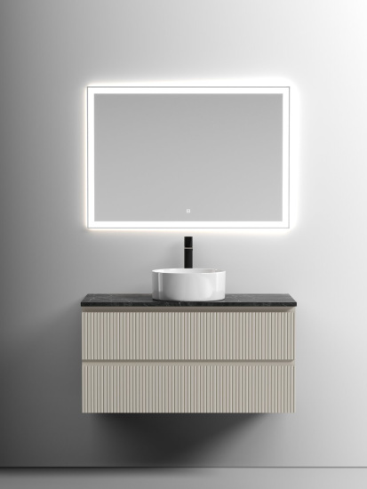 Тумба с раковиной Sancos Snob T 100 Beige Soft SNT100CE, подвесная