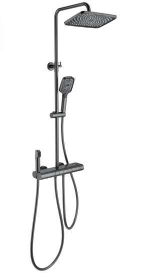Душевая стойка Wonzon & Woghand Muse Legato WW-B4129-BGG с термостатом
