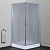 Душевой уголок Timo TL-9002 Fabric Glass с поддоном