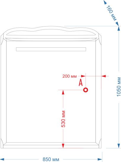 Мебель для ванной Misty Дайна 85 белая, с подсветкой