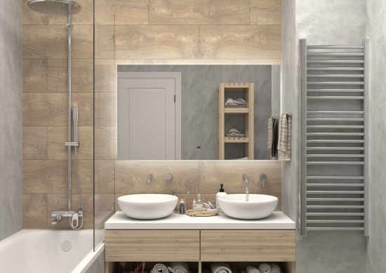 Зеркало Diwo Элиста 120 с подсветкой, инфракрасное управление