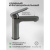 Смеситель для раковины Filarete Retta FL5030BG, графит Смеситель для раковины Filarete Retta FL5030BG, графит