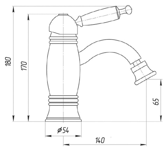 Смеситель для биде Migliore Oxford ML.OXF-6325 CrDo