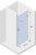 Душевая дверь в нишу Riho Scandic Soft Q101 90 см, R