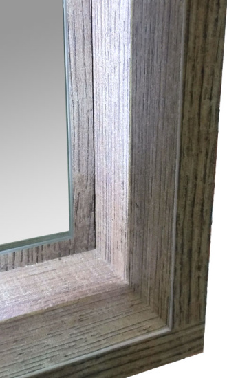 Зеркало Misty Даллас 100 светлое дерево, с подсветкой