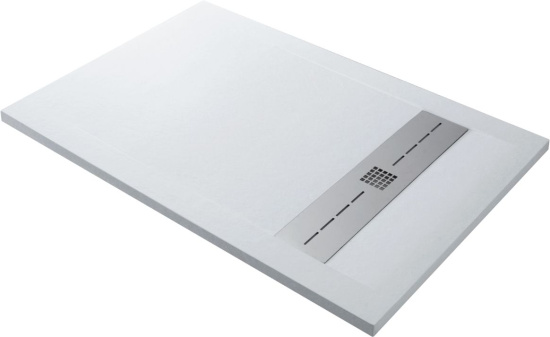 Поддон для душа Stworki Эстерсунд 140x80 белый камень