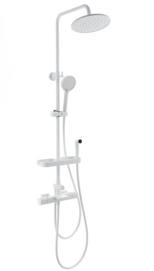 Душевая стойка Wonzon & Woghand Plate WW-C3017-A1-MW с термостатом