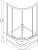 Душевой уголок Am.Pm Like Deep W80G-301A090MT 90x90