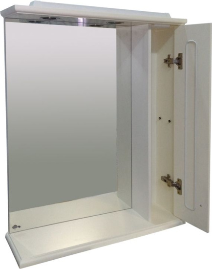 Зеркало-шкаф Misty Лувр 75 R слоновая кость