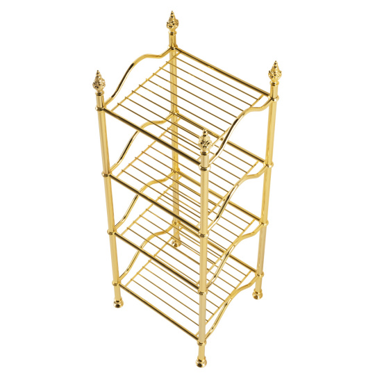 Полка Migliore Mirella 26361 напольная, золото