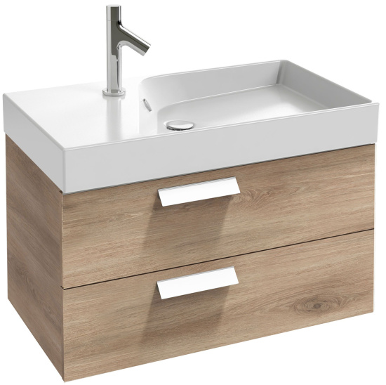 Мебель для ванной Jacob Delafon Rythmik 80х37 2 ящика квебекский дуб