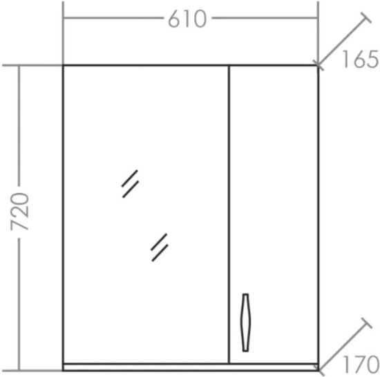 Зеркало СанТа Верона 60 R