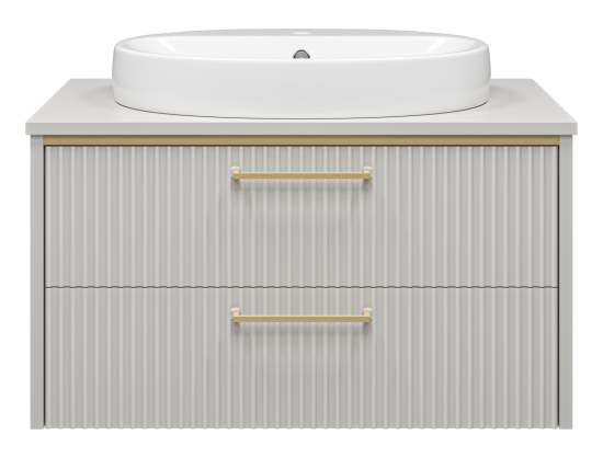 Тумба с раковиной Brevita Elche 80 подвесная