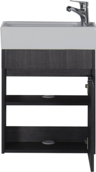 Тумба с раковиной Aquanet Лидс 50 эвкалипт мистери