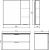 Мебель для ванной Comforty Бруклин 90, подвесная, белая сосна