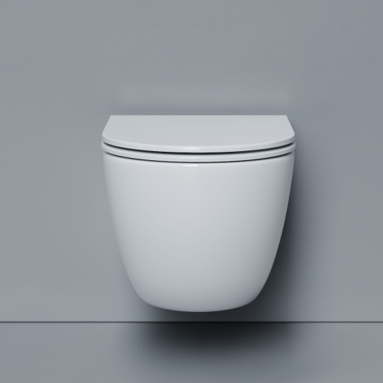 Унитаз подвесной Ceramicanova Alba торнадо 3.0 CN11005T с сидением