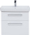 Тумба под раковину Dreja Q max 70 белый глянец, подвесная, 2 ящика
