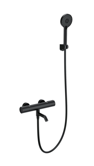 Смеситель для ванны Wonzon & Woghand Inn 2 WW-A2006-A1-MB с термостатом