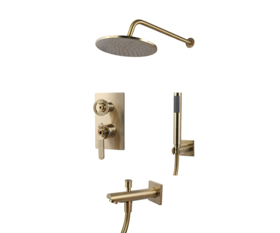 Душевая система Bronze de Luxe 1760's Loft 6630CG с внутренней частью