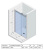Душевая дверь в нишу Riho Baltic B104 98x210 см