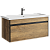 Тумба с раковиной Aqwella Urban 100 подвесная, дуб балтийский