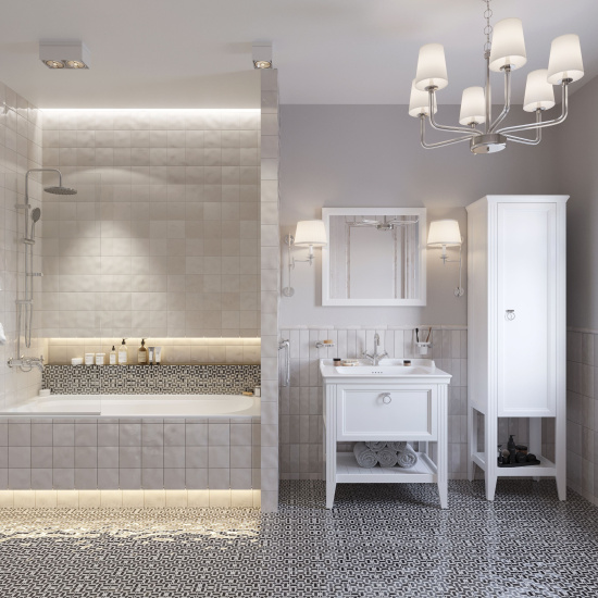 Зеркало VitrA Valarte 80 матовое белое