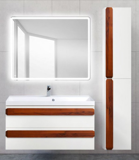 Пенал BelBagno Aurora 30 R bianco lucido (ручки на выбор)
