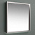 Зеркало De Aqua Алюминиум 9075 с подсветкой, серебро