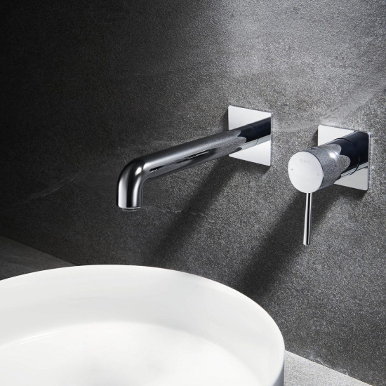 Смеситель для раковины Black&White Universe U7620D настенный